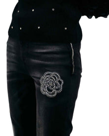 STUDDED HOODED SWEATSHIRT