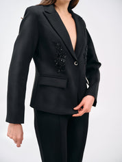 BEADED EMBELLISHED BLAZER