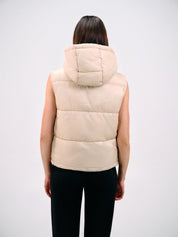 PADDED HOODED VEST