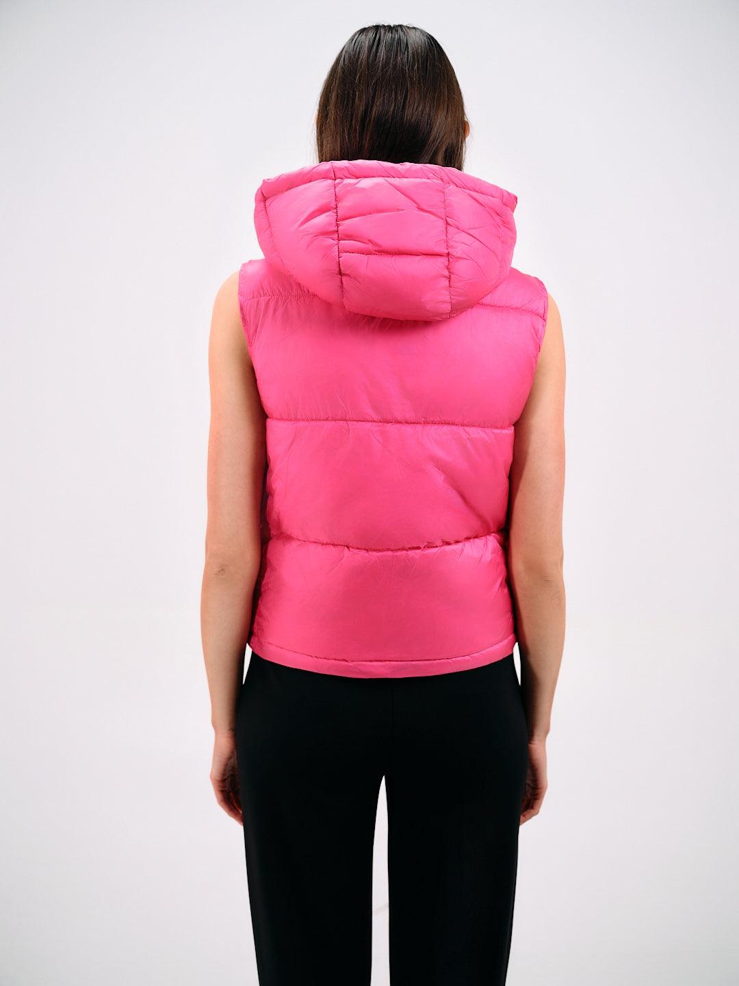 PADDED HOODED VEST