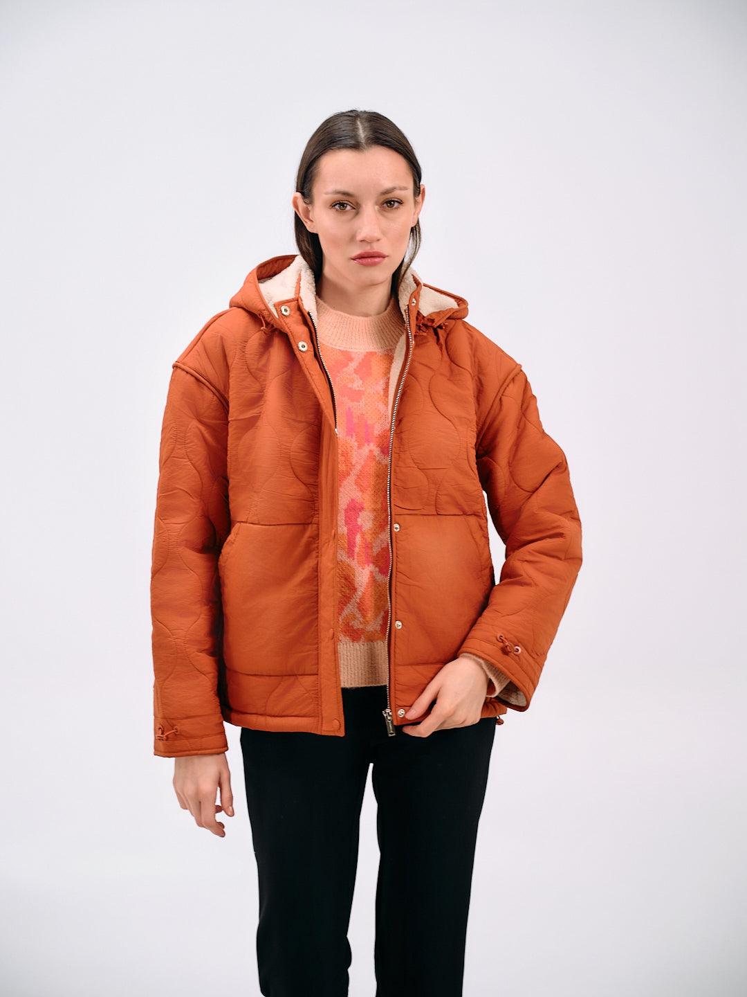 QUILTED HOODED JACKET