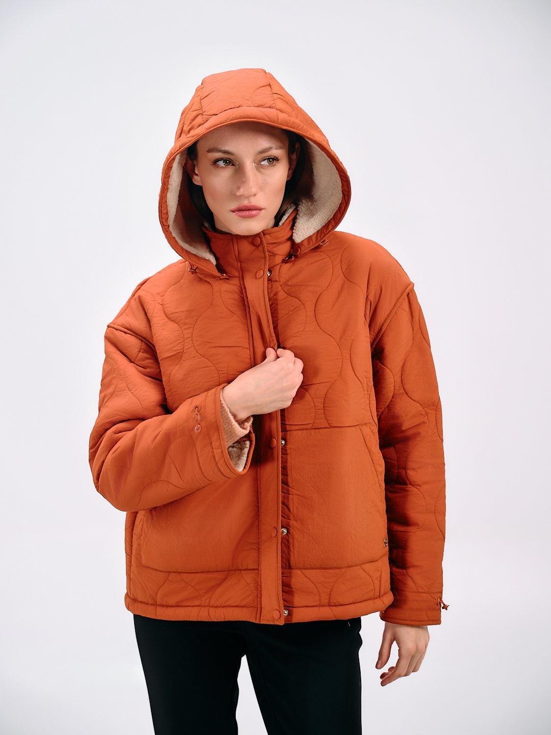 QUILTED HOODED JACKET