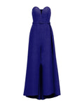 SWEETHEART BELTED EVENING DRESS