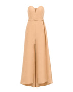 SWEETHEART BELTED EVENING DRESS