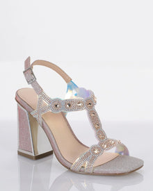 T-STRAP STATEMENT HEEL