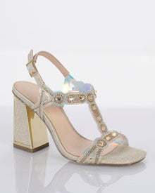 T-STRAP STATEMENT HEEL