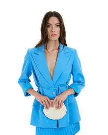 TAILORED DRAWSTRING BLAZER