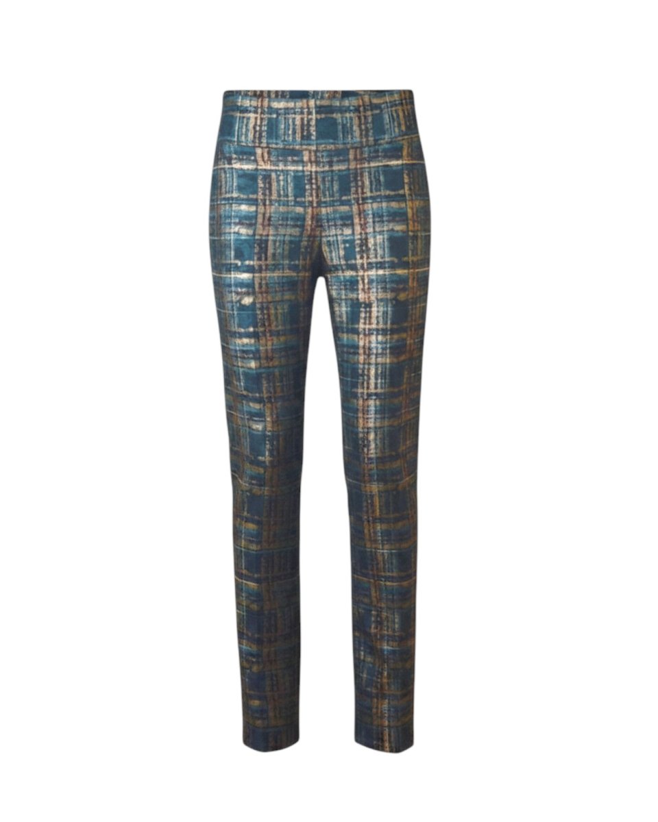 TAILORED PLAID PATTERN TROUSERS