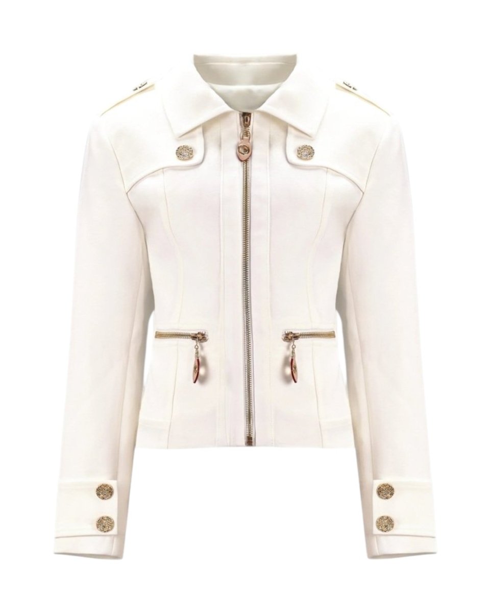 TAILORED STRUCTURED ZIP JACKET - Nakhle.Ets - Jackets