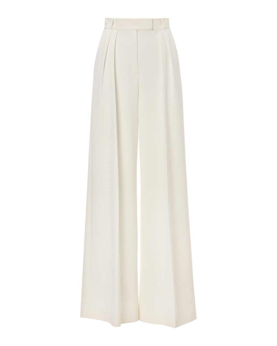 TAILORED WIDE - LEG PANTS