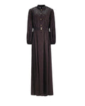 TEXTURED FLORAL MAXI DRESS - Nakhle.Ets - Dresses