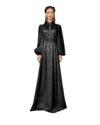 TEXTURED FLORAL MAXI DRESS - Nakhle.Ets - Dresses