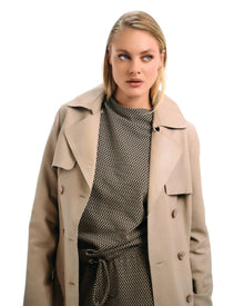 TEXTURED HIGH-NECK TWO-PIECE SET