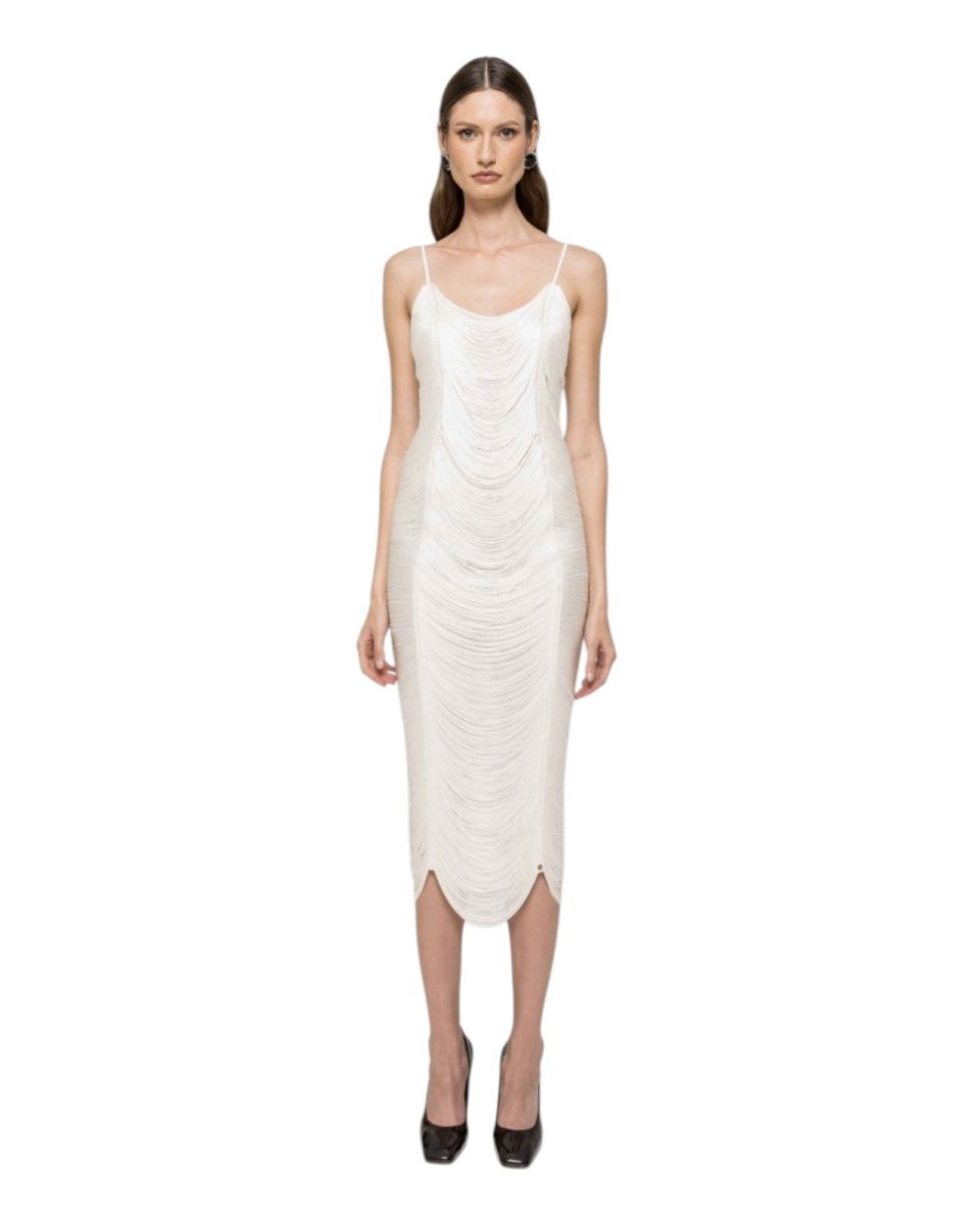 TEXTURED MIDI DRESS - Nakhle.Ets - Dresses