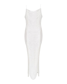 TEXTURED MIDI DRESS