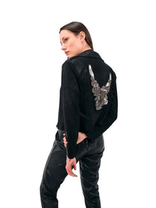 TEXTURED MOTO BIKER JACKET