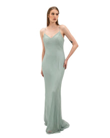 TEXTURED SLIP DRESS
