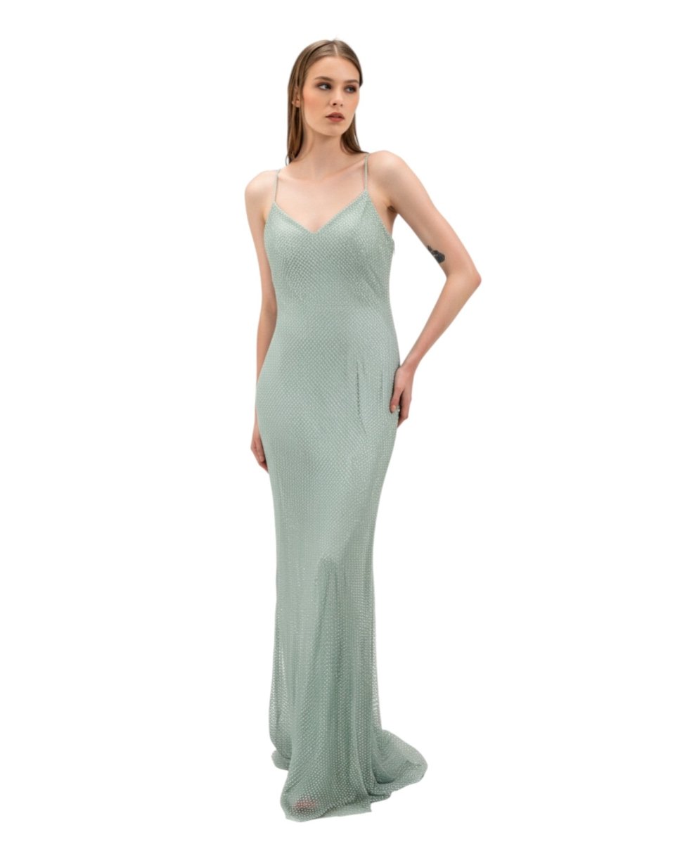 TEXTURED SLIP DRESS