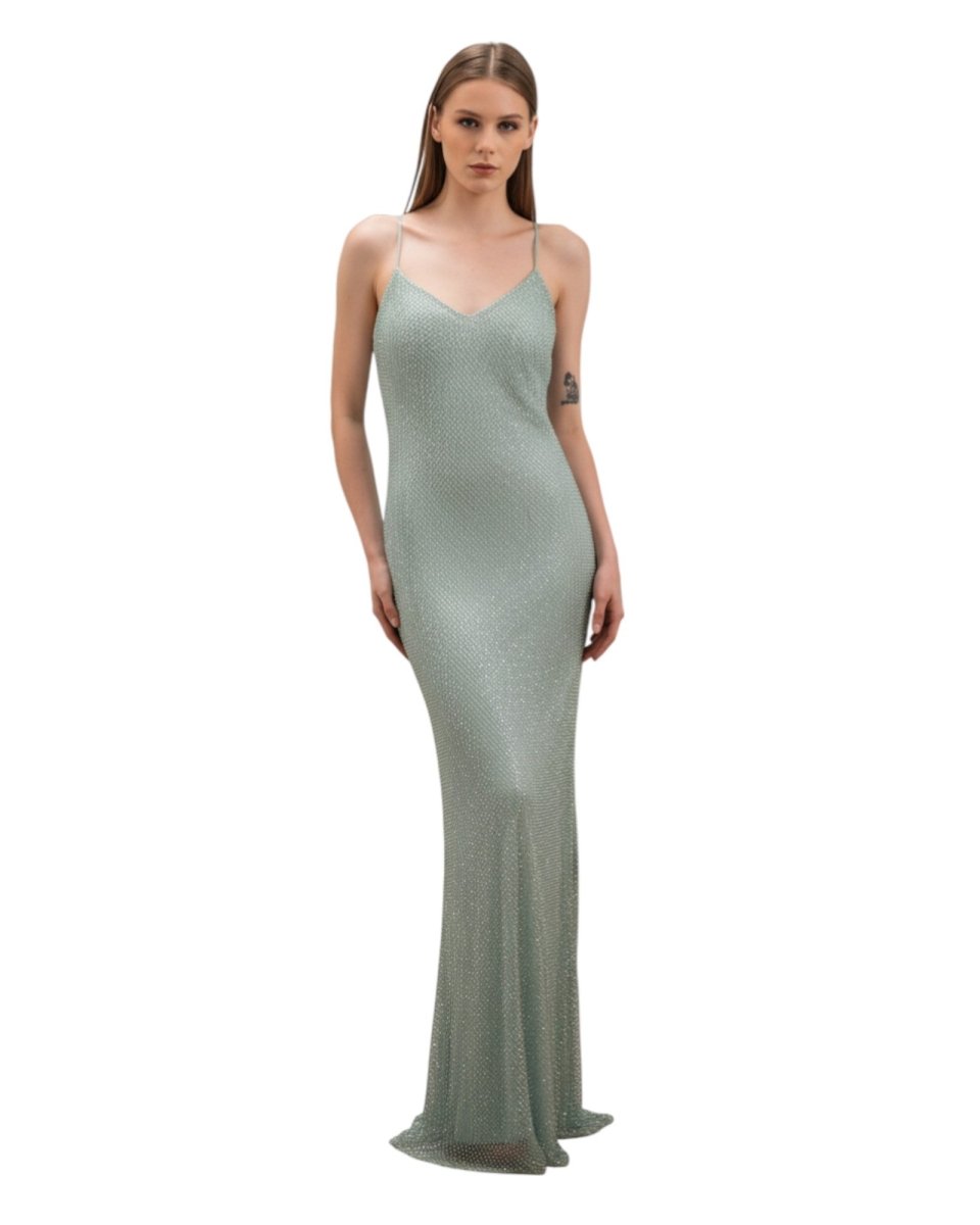 TEXTURED SLIP DRESS