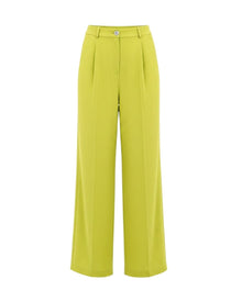 TEXTURED WIDE-LEG TROUSERS