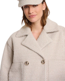 TEXTURED WOOL-BLEND CAP