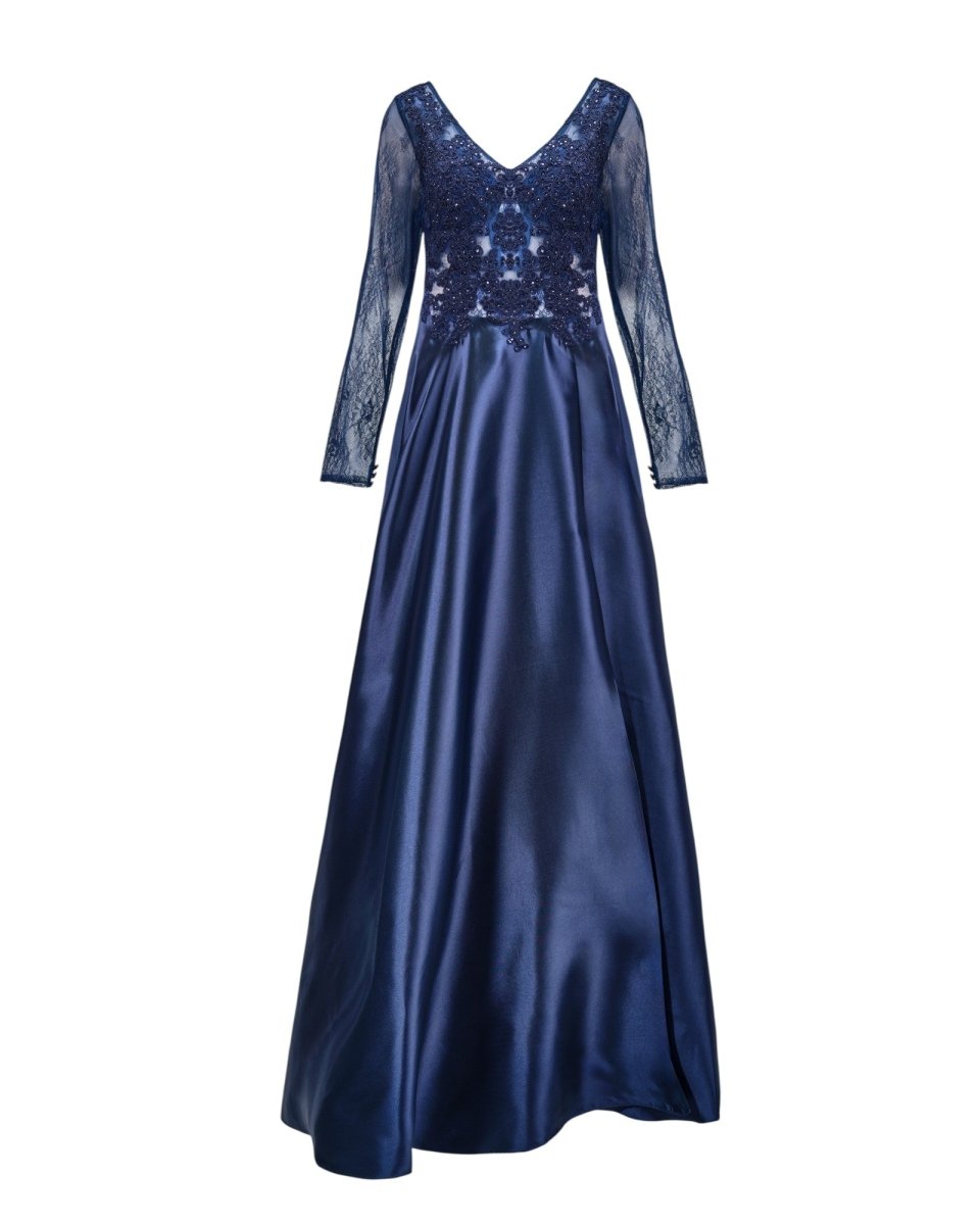 TIMELESS LACE SLEEVE GOWN