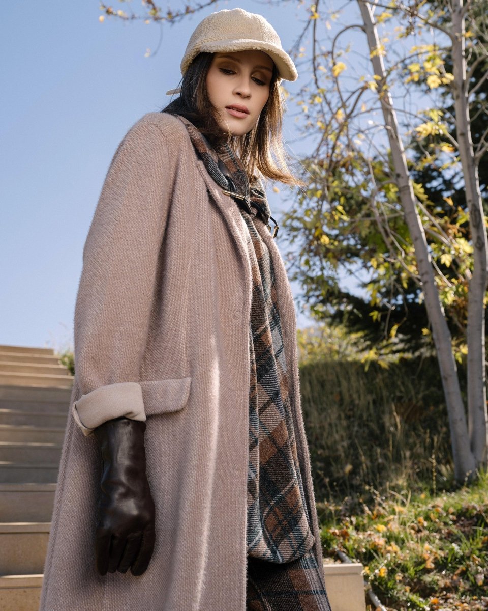 TIMELESS LONG WOOL COAT - Nakhle.Ets - Coats