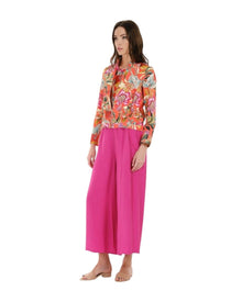 TROPICAL FLORAL ZIP JACKET