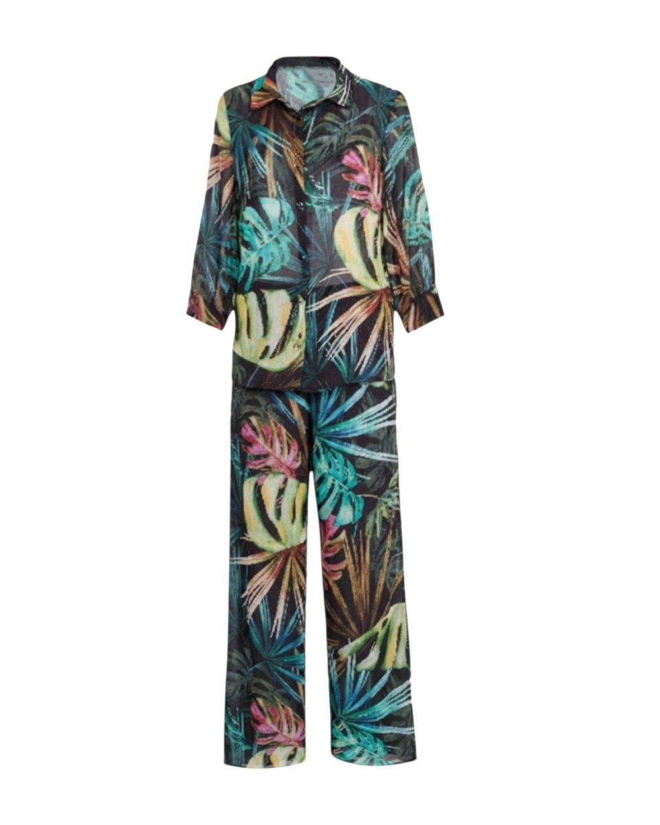TROPICAL PRINT TWO-PIECE SET