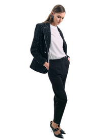 TWEED DOUBLE-BREASTED BLAZER