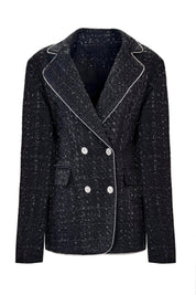 TWEED DOUBLE - BREASTED BLAZER - Nakhle.Ets - Blazers