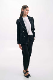 TWEED DOUBLE - BREASTED BLAZER - Nakhle.Ets - Blazers