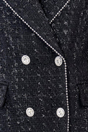 TWEED DOUBLE - BREASTED BLAZER - Nakhle.Ets - Blazers