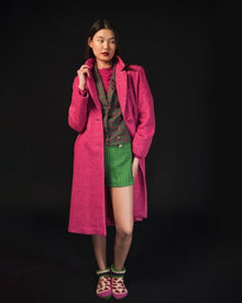 TWEED TAILORED SHORTS WITH JEWEL BUTTONS