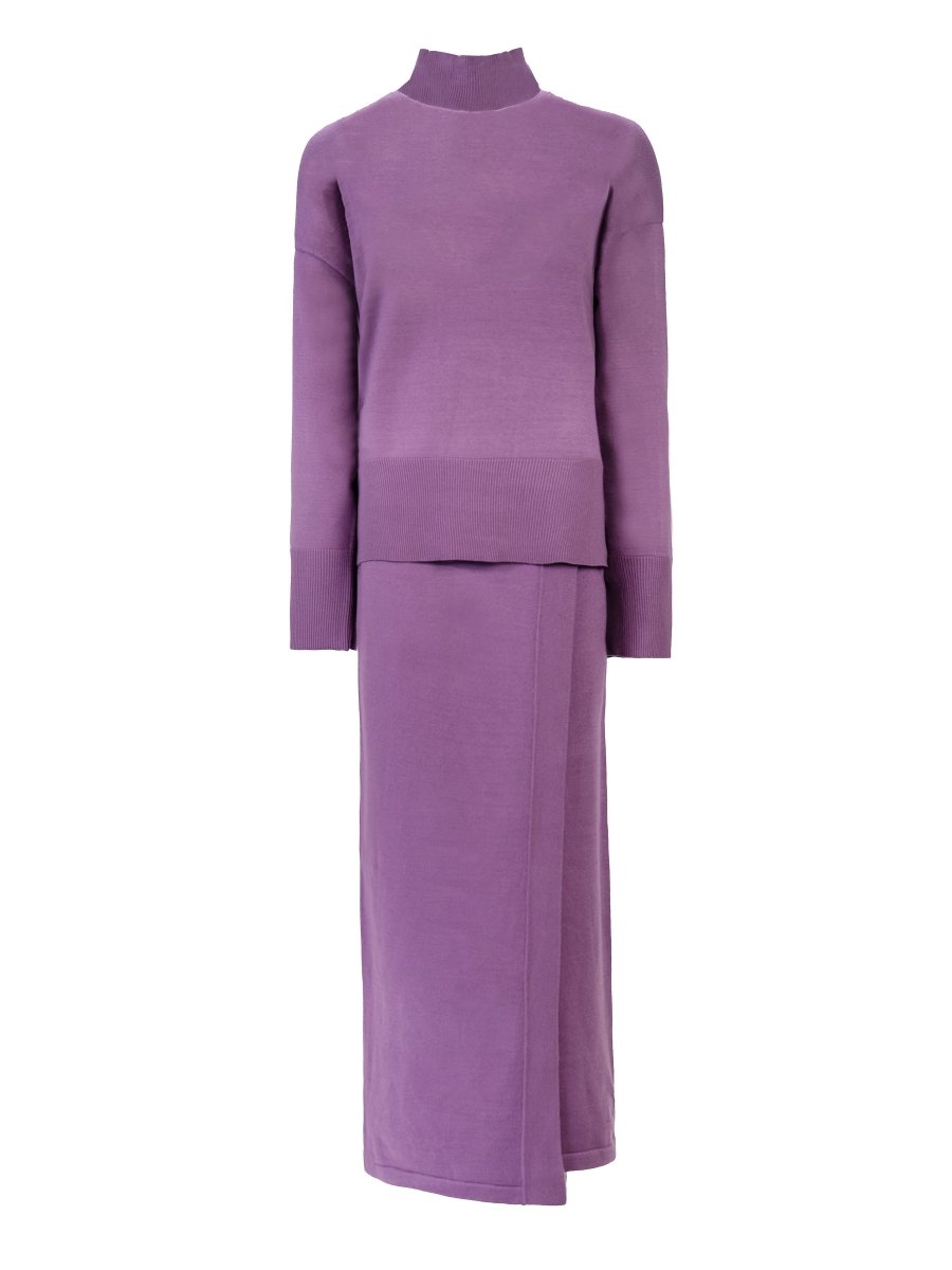 TWO-PIECE KNIT LONG SLEEVE SET