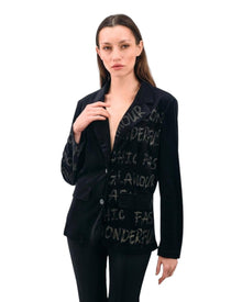 VELVET GRAFFITI BLAZER