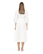 VINTAGE LACE EMBELLISHED MIDI DRESS - Nakhle.Ets - Dresses