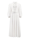 VINTAGE LACE EMBELLISHED MIDI DRESS - Nakhle.Ets - Dresses