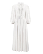 VINTAGE LACE EMBELLISHED MIDI DRESS - Nakhle.Ets - Dresses