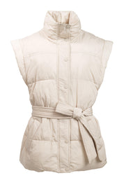 PADDED BELTED GILET