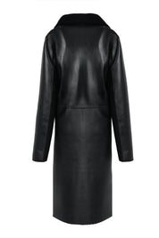 REVERSIBLE LEATHER COAT