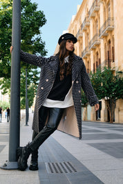 FAUX LEATHER STRAIGHT PANTS