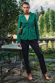 TAILORED BUTTONED BLAZER