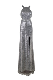 Exotic Halter Sequin Dress