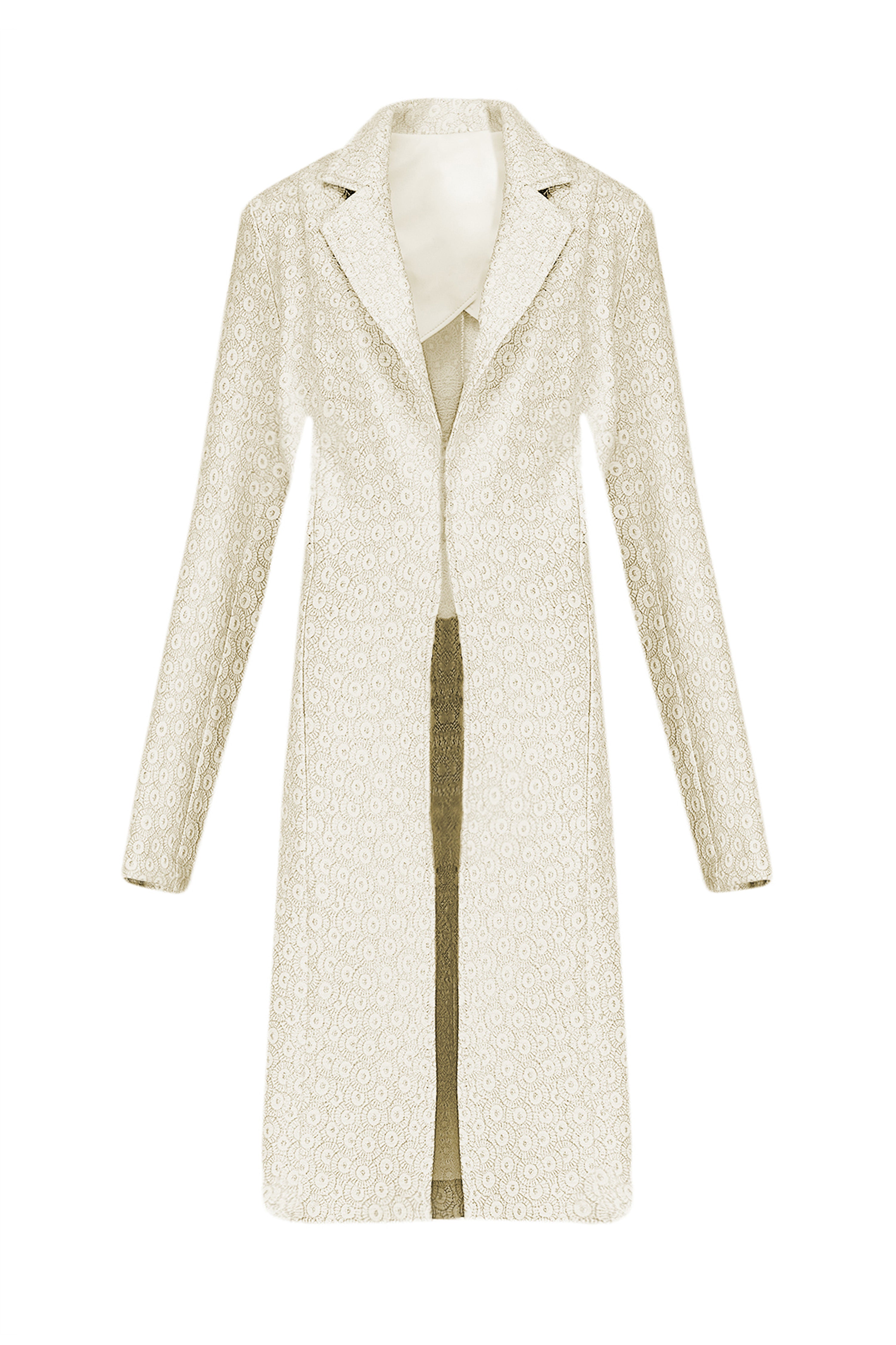 LACE LONG COAT