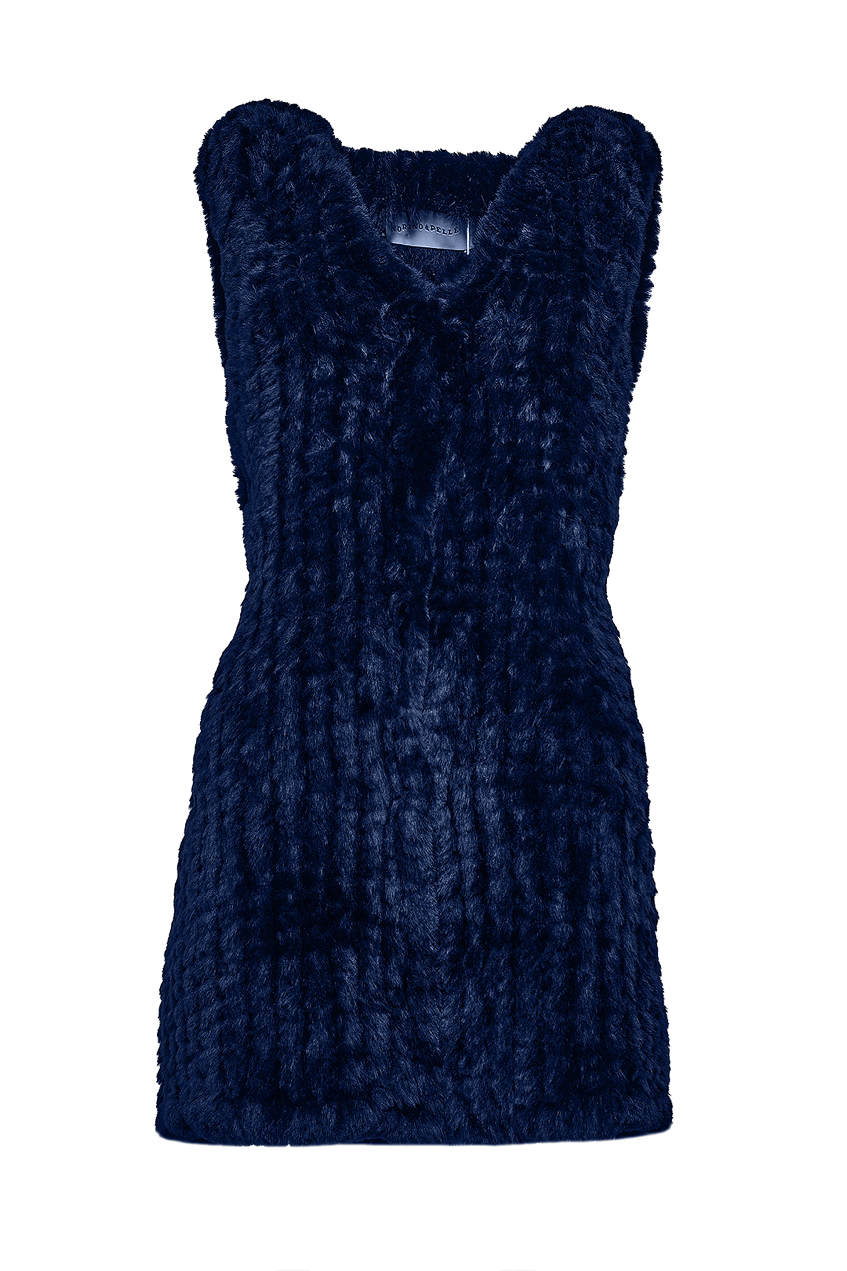 SLEEVELESS FAUX FUR VEST