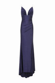 Diamond Strap Satin Dress