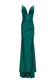 Diamond Strap Satin Dress