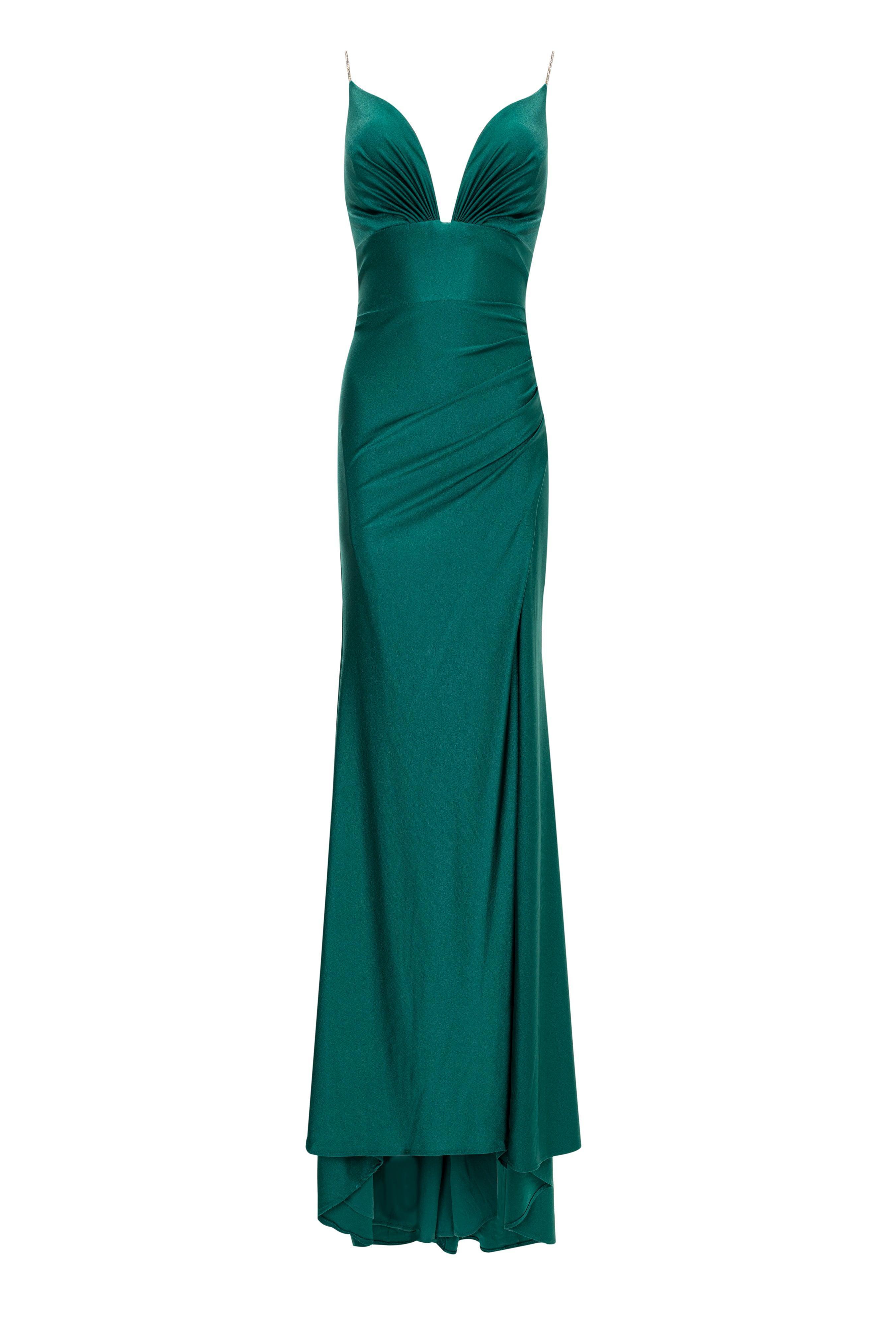 Diamond Strap Satin Dress