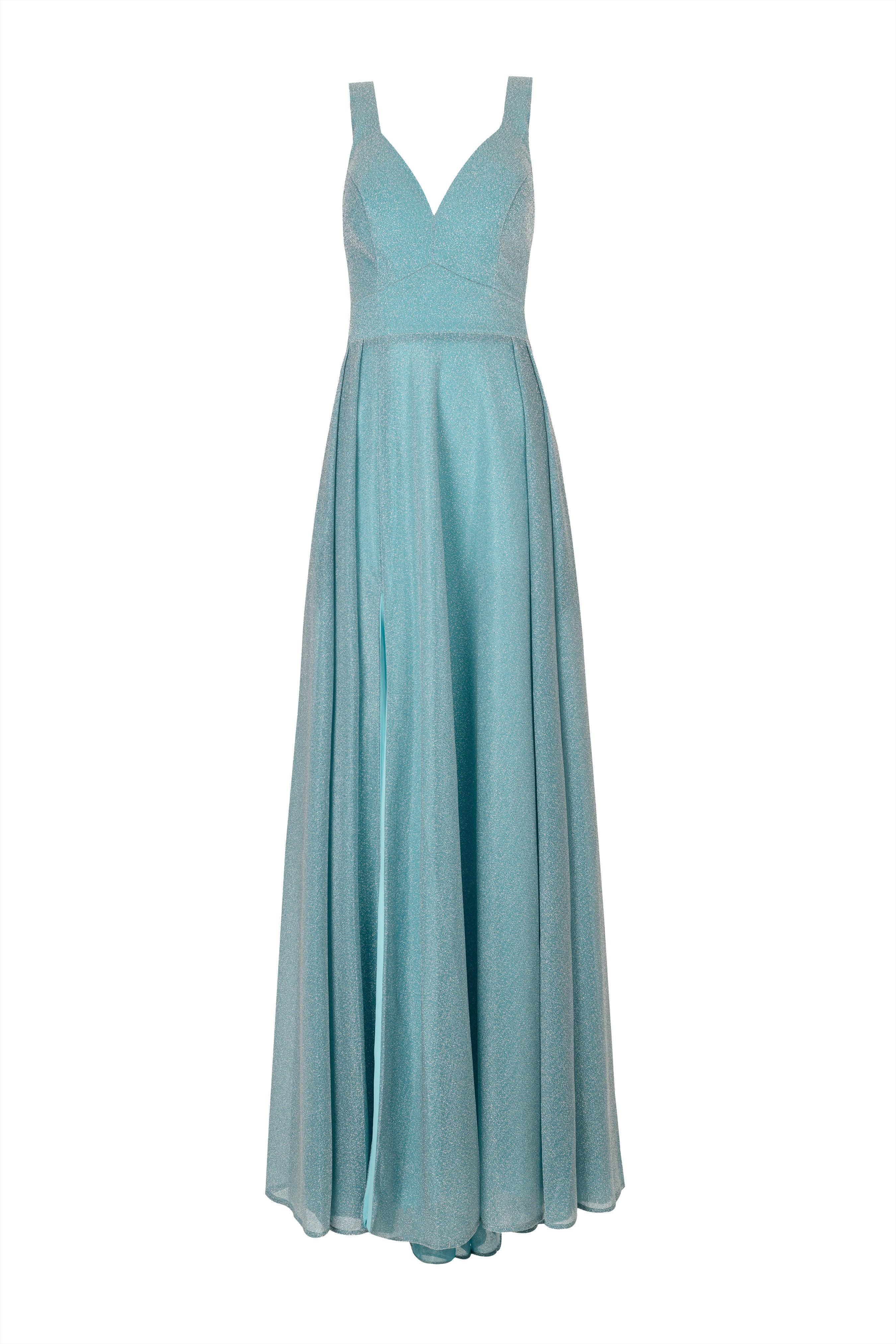 GLITTER KNIT A-LINE GOWN